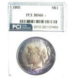 1922 Peace MS66+ LISTS $2500