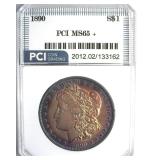 1890 Morgan MS65+ LISTS $2200