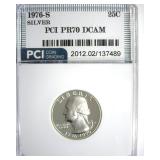 1976-S Silver Quarter PR70 DCAM LISTS $160