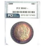 1889 Morgan MS65+ LISTS $425