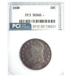 1830 50 Cents MS65+ LISTS $15000
