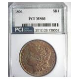 1896 Morgan MS66 LISTS $450