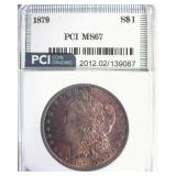 1879 Morgan MS67 LISTS $37500