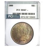 1900 Morgan MS67+ LISTS $25000