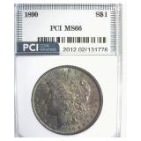 1890 Morgan MS66 LISTS $34000
