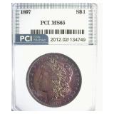 1897 Morgan PCI MS65 Excellent Color