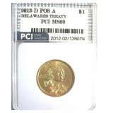 2013-D Pos A Sacagawea $ MS69 LIST $450 IN 68+