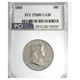 1962 Franklin PR69 CAM LISTS $750