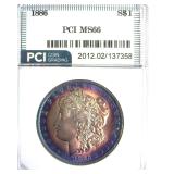 1886 Morgan MS66 LISTS $475