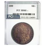 1889 Morgan MS65+ LISTS $425