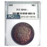 1891 Morgan MS65+ LISTS $4500