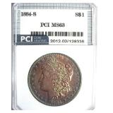 1884-S Morgan MS63 LISTS $50000 Rarity BU