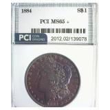 1884 Morgan MS65+ LISTS $450