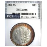 1891-CC Morgan MS66 LISTS $19000