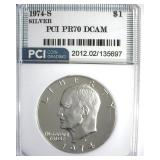 1974-S Silver Ike PR70 DCAM LISTS $550