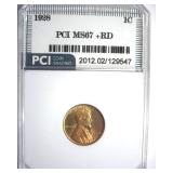 1928 Cent MS67+ RD LISTS $6000