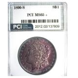 1890-S Morgan MS65+ LISTS $1300