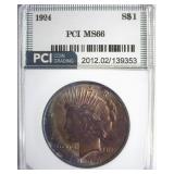 1924 Peace MS66 LISTS $650