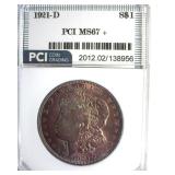 1921-D Morgan MS67+ LISTS $45000