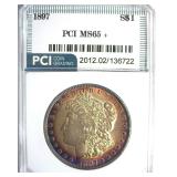 1897 Morgan MS65+ LISTS $550