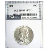 1956 Franklin MS66+ FBL LISTS $350