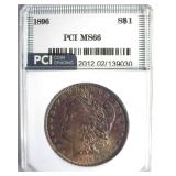1896 Morgan MS66 LISTS $450