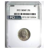 1938 Nickel MS67 FS LISTS $450