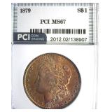 1879 Morgan MS67 LISTS $37500