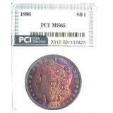 1896 Morgan PCI MS65 Exceptional Color