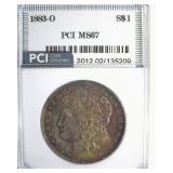1883-O Morgan MS67 LISTS $3500