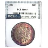 1889 Morgan PCI MS65 Great Color