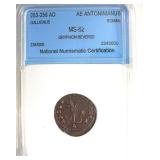 253-258 AD Gallienus MS62 Ancient Rome