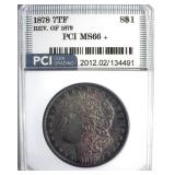 1878 7TF Rev 79 Morgan MS66+ LISTS $8250