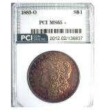 1883-O Morgan PCI MS65+ Nice Color