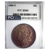 1880-O Morgan MS65 LISTS $14000