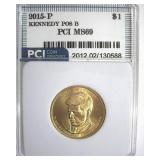 2015-P Pos B $1 Kennedy PCI MS69