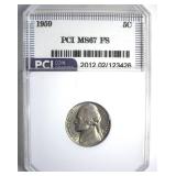 1959 Nickel MS67 FS LISTS $4500