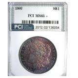 1882 Morgan MS65+ LISTS $500