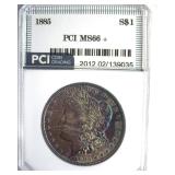 1885 Morgan MS66+ LISTS $700