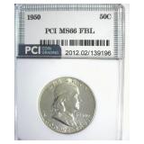 1950 Franklin MS66 FBL LISTS $350
