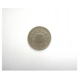 1872 Nickel XF-AU Key Date