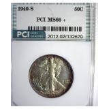 1940-S Walking Liberty MS66+ LISTS $1300