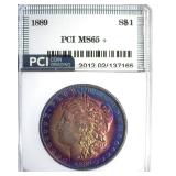 1889 Morgan MS65+ LISTS $425