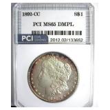 1892-CC Morgan MS65 DMPL LISTS $62500