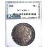 1898 Morgan PCI MS65+ Outstanding Color