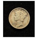 1920-D Dime XF+ Nice Orig