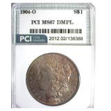 1904-O Morgan MS67 DMPL LISTS $27500