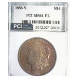 1883-S Morgan MS64 PL LISTS $17500