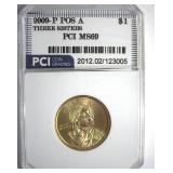 2009-P Pos A Sacagawea $ MS69 LIST $700 IN 68