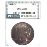 1934-D Peace MS66 LISTS $6500